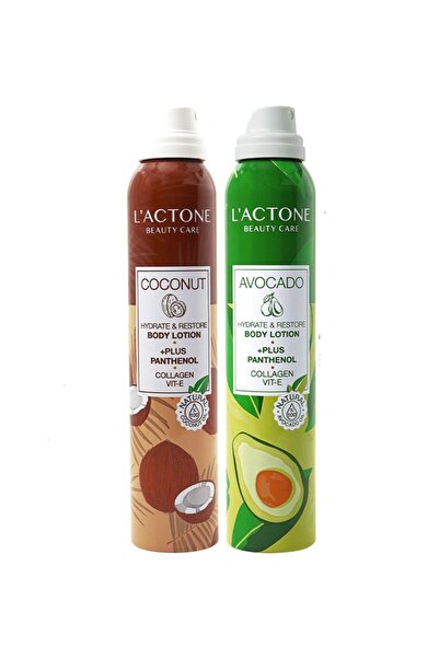 L'ACTONE Avocado & Coconut Panthenol Plus Body Lotion 2'li Set