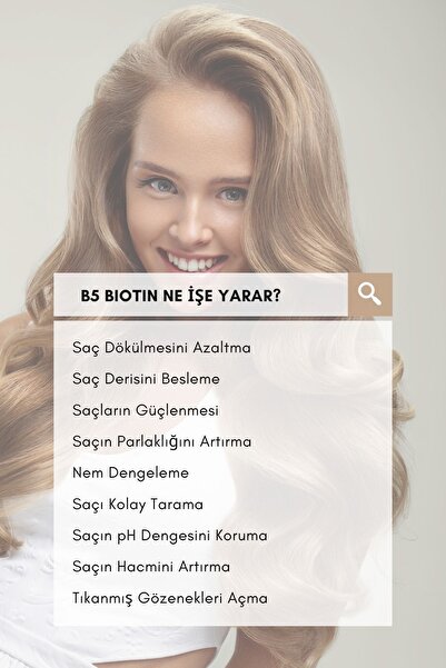 L'ACTONE B5 Biotin Fortifying Shampoo 500 ml / Dökülme Karşıtı Besleyici Onarıcı Güçlendirici Şampuan