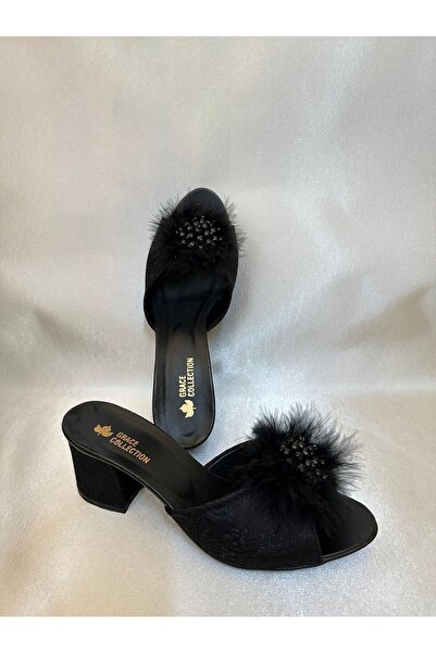 MOD10 Tüylü Gelin Terliği