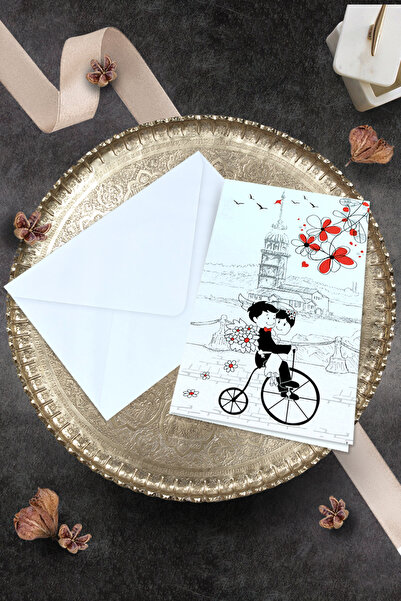 Cem Davetiye Düğün Nişan Nikah Kına Davetiyesi 3385 (100 ADET) Baskı Dahil