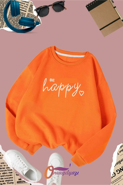 oneagılyazı Hanorac Be Happy pentru femei/fete - Imprimat