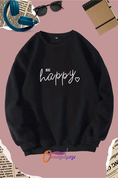 oneagılyazı Hanorac Be Happy pentru femei/fete - Imprimat