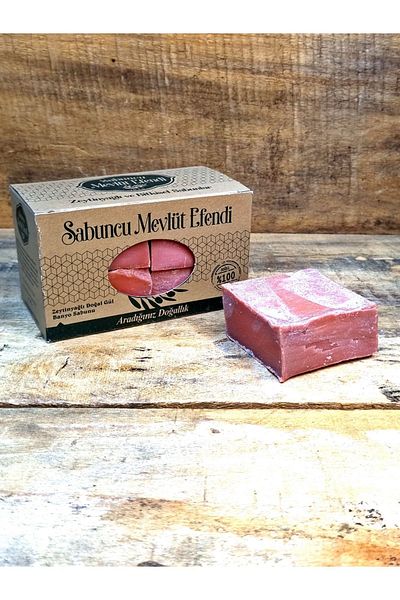 Sabuncu Mevlüt Efendi Natural Rose Bath Soap 400 gr (4 PCS)
