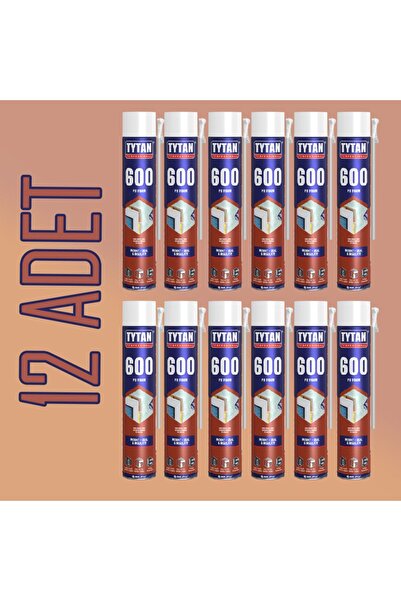 TYTAN Poliüretan Dolgu Montaj Köpük 600 gr*12 ADET