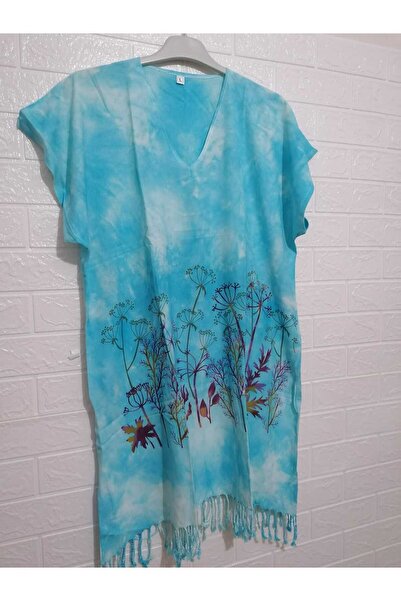 anne moda ankara 100% бавовняний легкий парео з рукавами - ЛІТНІЙ