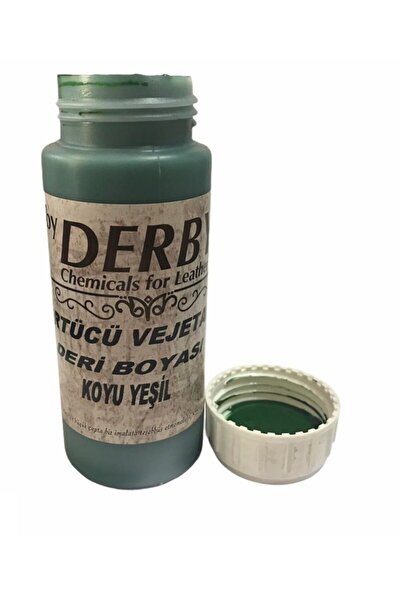 Derby Vejetal Vaketa Deri Için Örtücü Boya 100ml (leathercraft, Deri Hobi) Ko...
