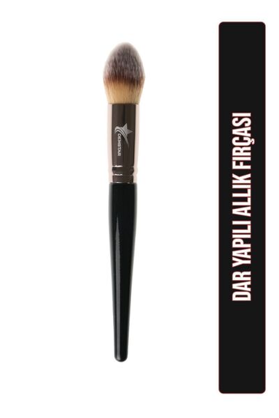 Demstar Σειρά High End - Επαγγελματικό πινέλο μακιγιάζ Narrow Structure Blush and Powder Makeup Brush No:3
