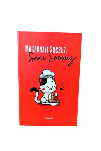 ÇİLEKHOMEAVM Red Colored Memory Book with Hard Cover - Daily Memory And AGenda so Not a Notebook