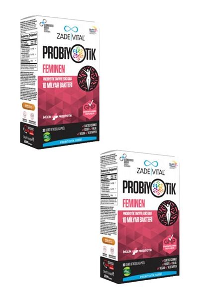 Zade Vital Probiotic Feminen 30 Capsules 2 Pieces