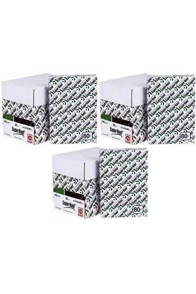 Copier bond Copier Bond A4 Fotokopi Kağıdı 80gr 3 Koli 15 Paket 7500 Sayfa