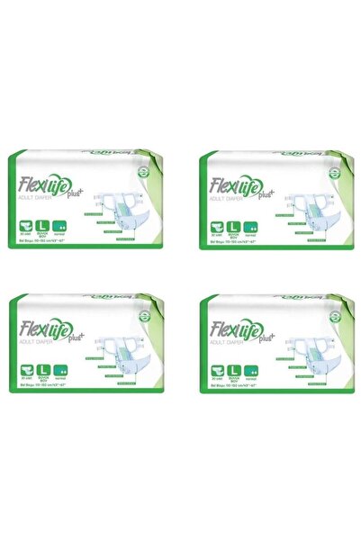 Flexilife Plus Large Size Large Patient Diapers with Waistband 4 Packs of 30 ...