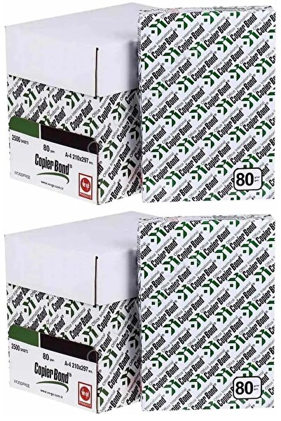 Copier bond Copier Bond (ve-ge) A4 80gr/m2 Fotokopi Kağıdı 5000 Adet (10pk*500)