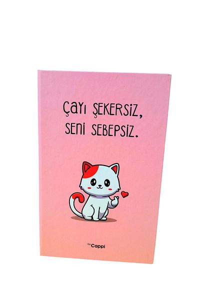 ÇİLEKHOMEAVM Pastel Colored Memory Book with Hard Cover - Daily Memory And AGenda Compartment