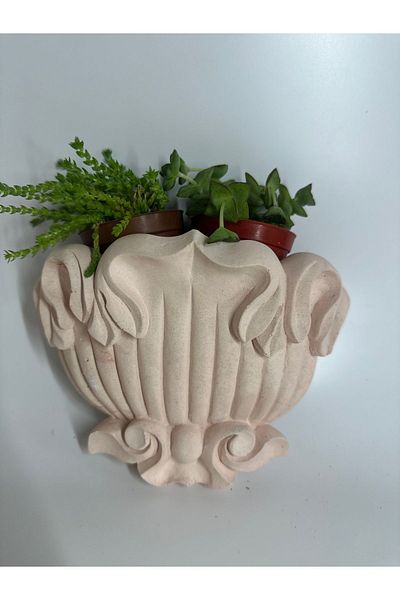 gözde hobi Gözdehobi Wall Flower Pot - Wall Mounted |   Wall Decoration Flower Pot |