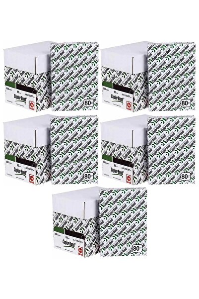 Copier bond A4 Fotokopi Kağıdı 80 gr 25 Paket (5 KOLİ) 12500 Yaprak