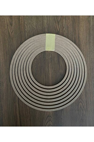 BOHEM 8'li Kasnak Seti, Vidasız Kasnak , Makrome Kasnak, Mdf Yuvarlak Kasnak,...