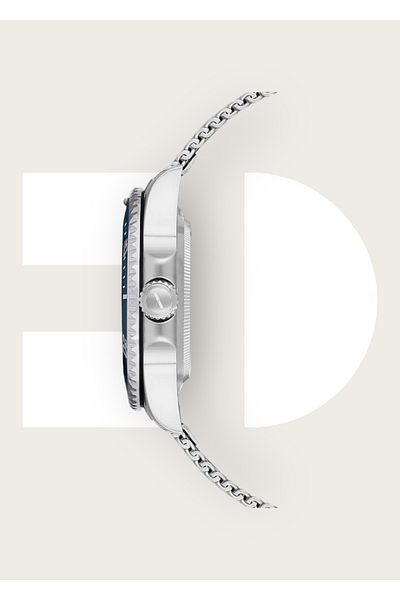 Milano X Change 5 Atm Waterproof Men's Wristwatch with Mesh Cord