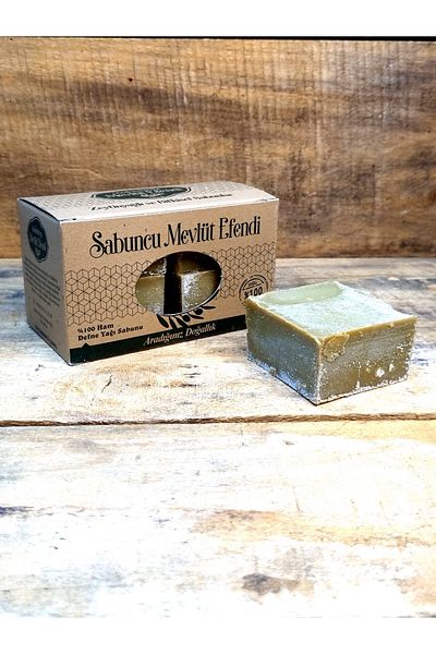 Sabuncu Mevlüt Efendi 100% Raw Laurel Oil Soap 400 gr (4 PCS)