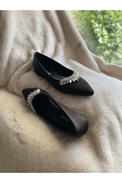 İLADİESHOES Taşlı Babet Kadın Ayakkabı