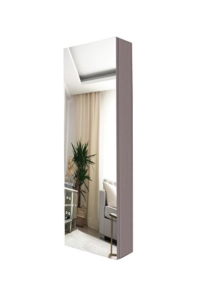 DECOBOX Paris Boy Aynalı Takı Dolabı antrasit