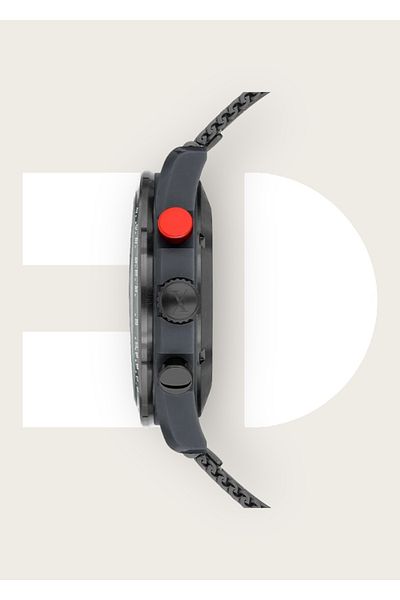 Milano X Change 5atm Polycarbonate Men's Watch, Active Functions and Straw Cord