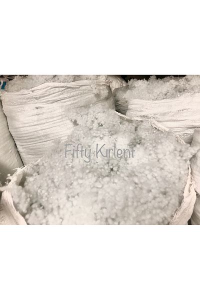 Fifty 1 kg 100% Silicone Fiber White - 1St Quality Mattress and Pillow Cushion Filling