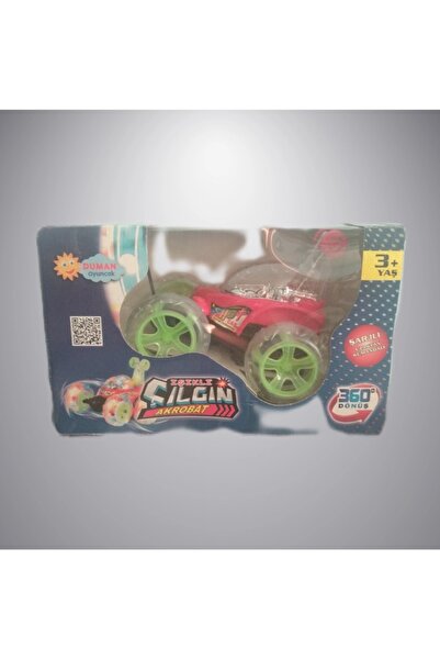 Duman Uzaktan Kumandalı Kırmıızı Yeşil Çılgın Araba