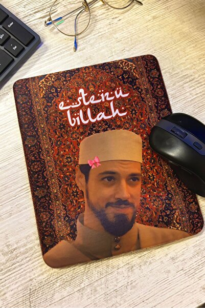 Namgo Cüneyt Efendi Kızıl Goncalar Bilek Destekli Mousepad
