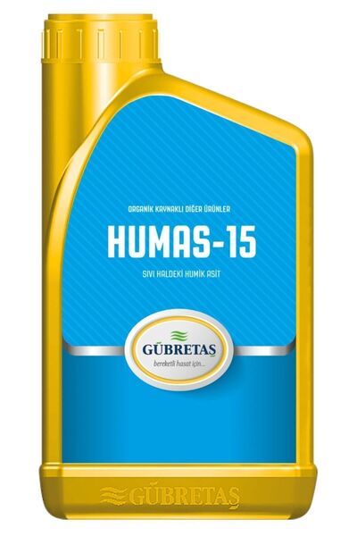 GÜBRETAŞ Humas 15 Bahçe Meyve Sebze Çiçek Organik Sıvı Hümik Fulvik Asit Gübr...
