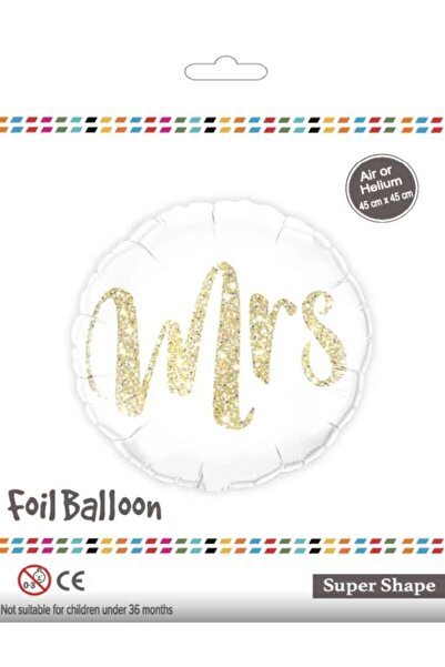 BEY AMBALAJ Mrs Foil Balloon, Women's Foil Balloon, Birthday Concept Balloon ...