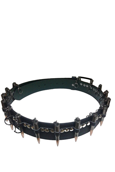 targay Ζώνη τζιν με καουμπόικη αγκράφα και σχέδιο σφαίρας