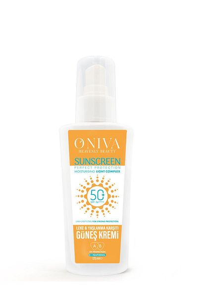 oniva High Protective SPF 50+ Sun Cream - Anti-Blemish and Anti-Aging, 125 ml