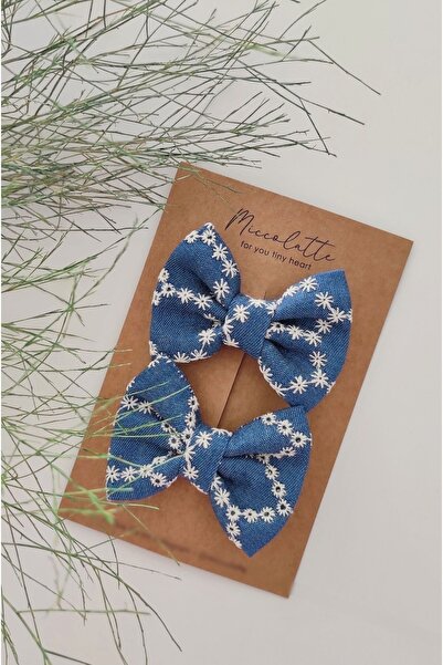 Miccolatte Jeans Görünümlü Fisto Fiyonk Klips Toka | Bebek & Çocuk –