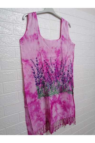 anne moda ankara 100% бавовняний товстий парео/сукня з підвісками та бахромою