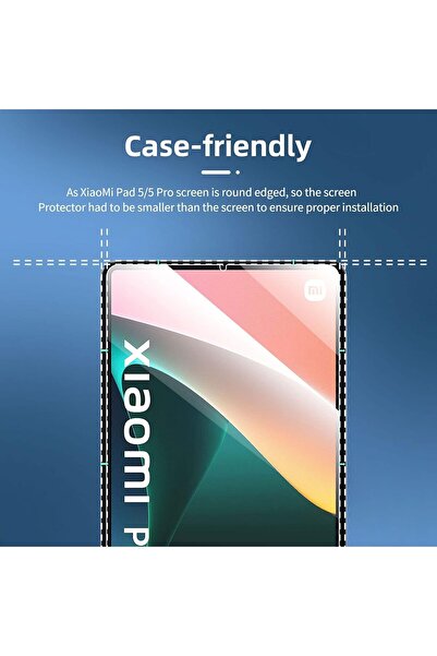 TEKNETSTORE Xiaomi Mi Pad 5 / Mi Pad 5 Pro 11 Inch 2021 Compatible Nano Shatterproof Flexible Glass Protector