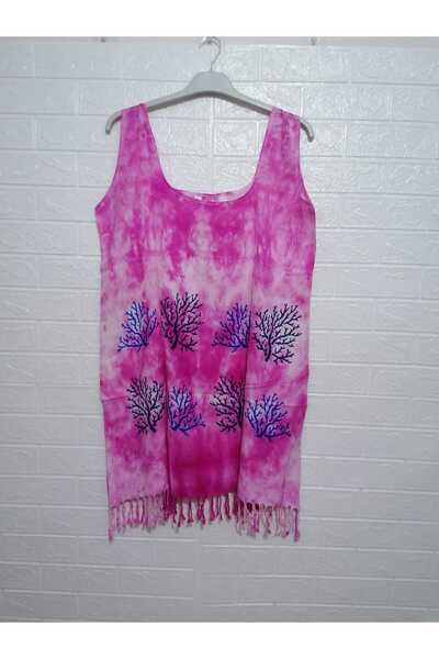 anne moda ankara 100% бавовняний товстий парео/сукня з підвісками та бахромою