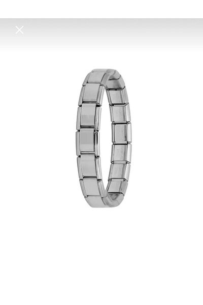 ZER Italian Steel Charm Bracelet
