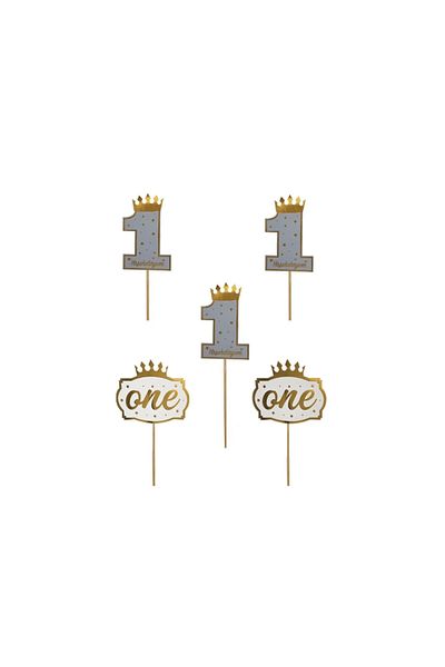 kidspartim Blue Speech Bubble - Gilded, 5 Pieces