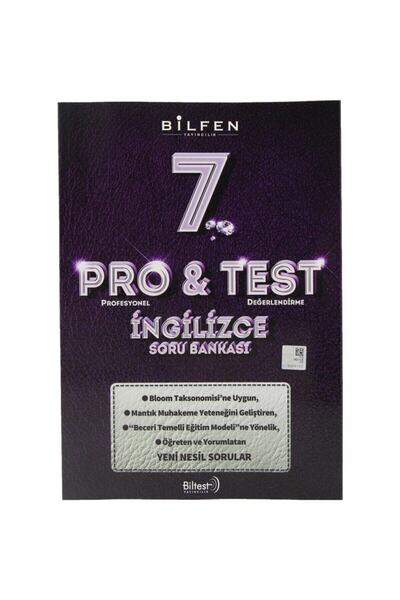 Bilfen Yayıncılık 7. Sınıf Pro - Test İngilizce Soru Bankası.