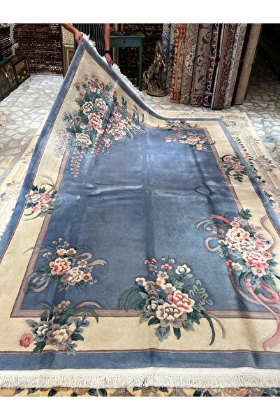 RD RAMAZAN DAĞ EL HALI SANATI El Dokuma Kabartmalı Çin Halısı Ebat 300x200