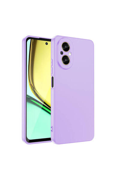 Nezih Case Realme 12 Lite Uyumlu Kamera Korumalı (KADİFE İÇ YÜZEY) Renkli Sil...