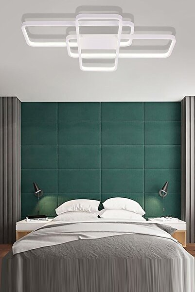 Ömür Avize Panther Beyaz Modern Tasarım Ledli Avize