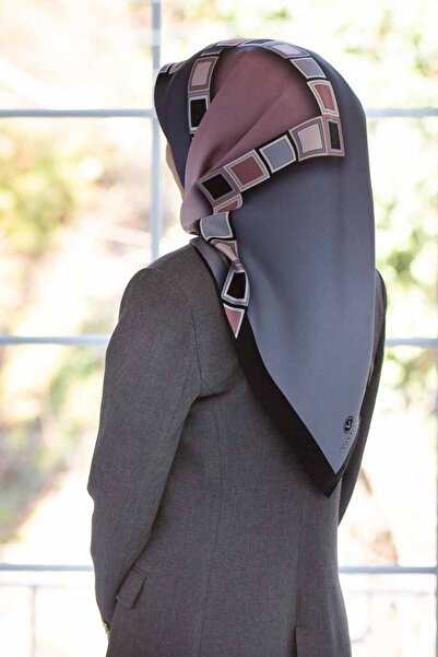 Vissona 90x90 Twill Silk Scarf - Mixed Color