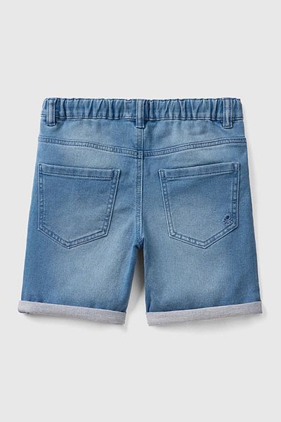 Benetton Boy's Sweat Shorts - Light Blue