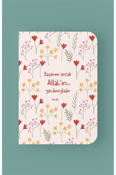 Dava Adamı Yayınları Allah's Help Mini Notebook - A6 Striped