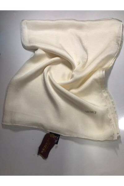 Sedef White Janjan Shawl Evening Dress - 70x200