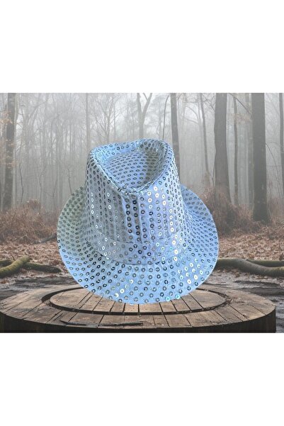 CARNIVAL LAND Срібляста дитяча капелюшка з блискітками - 1 штука