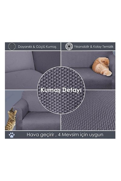 seltenet Micropetek Stretch Elastic 3 3 1 1 Seat Cover Set Sofa Sofa Bed Cover Seat Cover