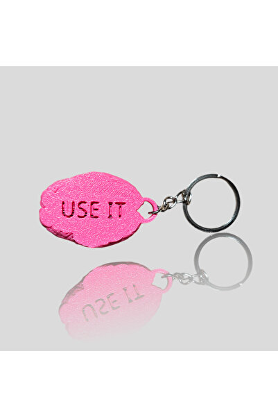 etmo 3d dizayn استخدمه - حامل مفاتيح الدماغ - سلسلة مفاتيح الرسائل