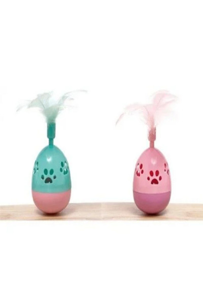 Alfa Life Marketing Paw Patterned Feather Pilgrim Non-Lying Toy